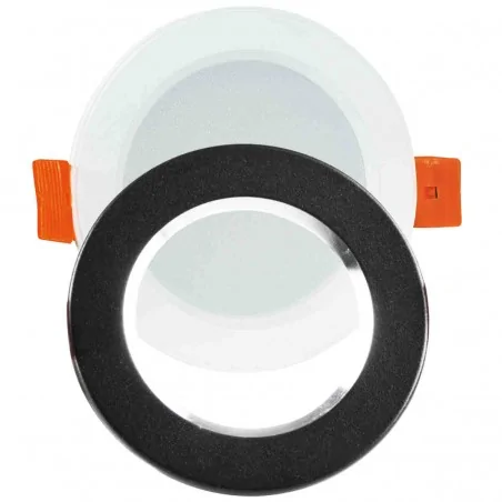 Lampy-sufitowe - oczko sufitowe podtynkowe z dodatkowym pierścieniem led 4,8w 4000k zoe 321176 polux 