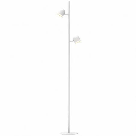 Lampy-stojace - lampa podłogowa led biała 150cm 3000k rawi 318398 polux 