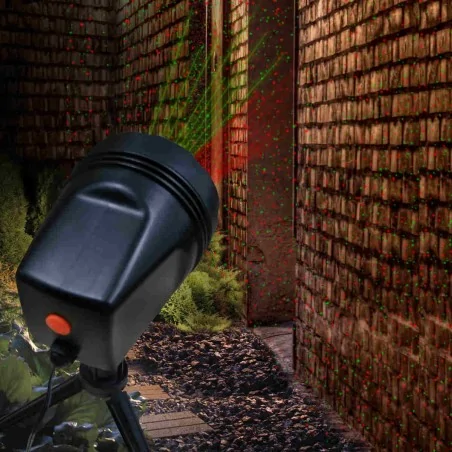 Dekoracje-swiateczne-led - projektor laserowy, świąteczny 5-funkcji 309068 polux 