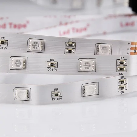 Tasmy-led - taśma led ze sterownikiem i zasilaczem 18w 150 5m ip20 rgb 314437 polux 