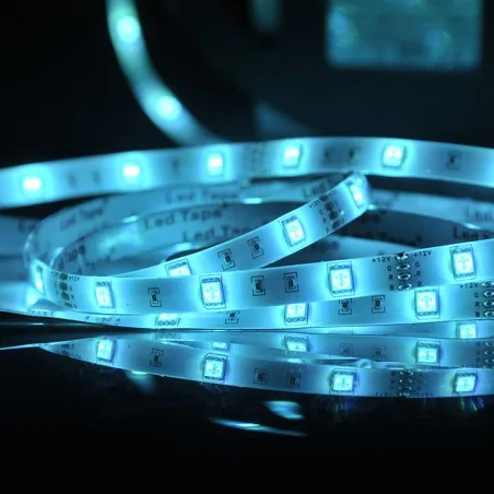 Tasmy-led - taśma led ze sterownikiem i zasilaczem 18w 150 5m ip20 rgb 314437 polux 