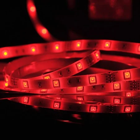 Tasmy-led - taśma led ze sterownikiem i zasilaczem 18w 150 5m ip20 rgb 314437 polux 