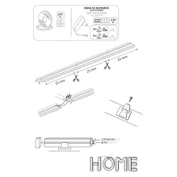 Tasmy-led - taśma led o barwie pomarańczowej 12v 17w 2m ip65 neon 315014 polux 