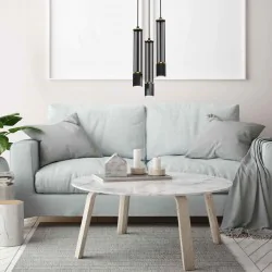 Lampy-sufitowe - czarne oświetlenie wiszące okrągłe 3xgu10 estilo mlp8411 candellux 