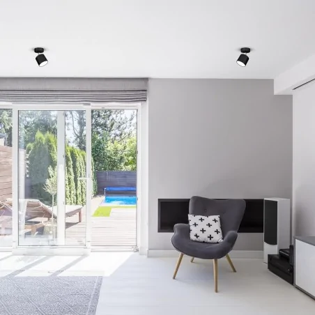 Kinkiety-do-salonu - kinkiet czarny z metalu 1xgx53 dixie mlp7599 candellux 