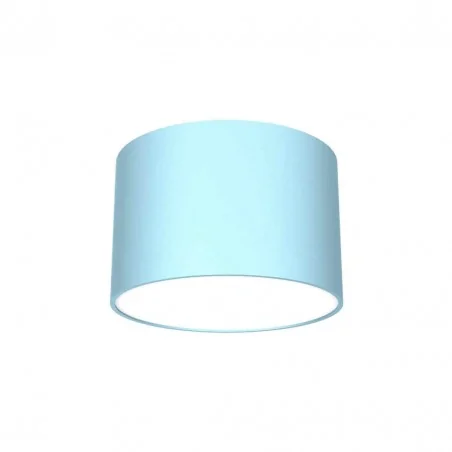 Plafony - niebieski plafon z metalu 1xgx53 dixie mlp7548 eko-light 
