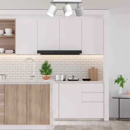 Plafony - lampa sufitowa - biała listwa 3xgx53 dixie mlp7596 eko-light 