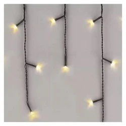 Oswietlenie-choinkowe - światełka led na choinkę z ciepłą barwą światła sople oświetlenie łączone standard 2,5m 100 led ip44 d1cw01 emos 