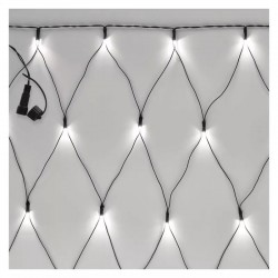 Dekoracje-swiateczne-led - lampki na choinkę led zimne światło siatka 160 led 2x1,5m ip44 d1dc01 emos 