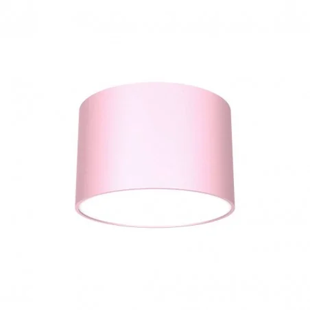 Lampy-sufitowe - tuba - lampa sufitowa różowa 8cm 1xgx53 dixie mlp7553 eko-light 