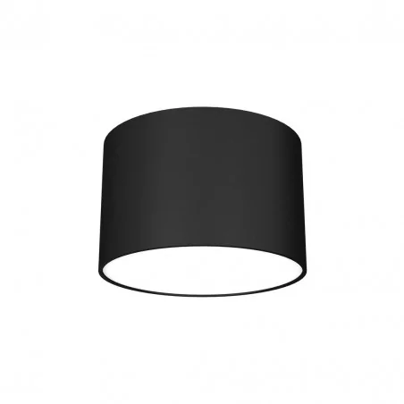 Lampy-sufitowe - tuba oświetleniowa czarna 8cm 1xgx53 dixie mlp7543 eko-light 