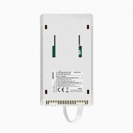 Czujniki-gazu - czujnik gazu lpg, sieciowy 230vac or-dc-631 orno 