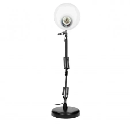 Lampki-biurkowe - składana lampka biurkowa czarna e27 60w stalowa dian dl-1/b orno 