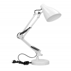 Lampy-sufitowe - lampka biurkowa biała - składana 1xe27 60w dian dl-1/w orno 