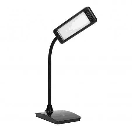 Lampki-biurkowe - czarna lampka biurkowa z funkcją ściemniania led 6w 360lm 3000k amet dl-8/b orno 
