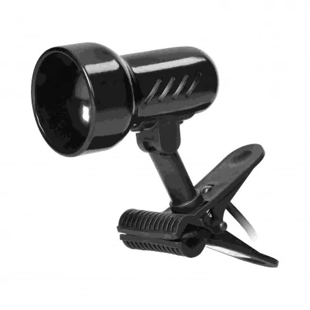 Lampki-biurkowe - lampa biurkowa z klipsem czarna 40w e14 kelly dl-9/b orno 