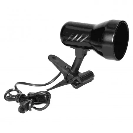 Lampki-biurkowe - klasyczna lampka biurkowa z klipsem czarna 1xe27 60w dalla dl-10/b orno 