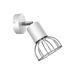 Kinkiety-do-salonu - lampa ścienna metalowa biało-chromowa 1xgu10 mini dante mlp7362 eko-light 