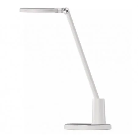 Lampki-biurkowe - z7620w wasley lampka biurkowa led biała ściemnialna mocna 12w emos 