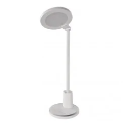 Lampki-biurkowe - z7620w wasley lampka biurkowa led biała ściemnialna mocna 12w emos 