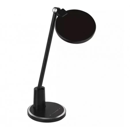 Lampki-biurkowe - z7620b wasley lampka biurkowa led czarna ściemnialna 3barwy 12w emos 