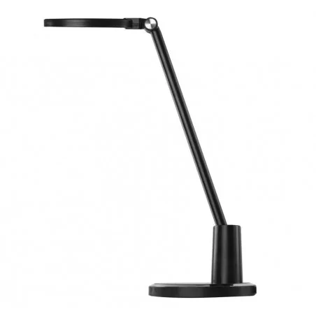 Lampki-biurkowe - z7620b wasley lampka biurkowa led czarna ściemnialna 3barwy 12w emos 