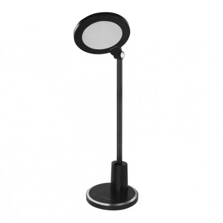 Lampki-biurkowe - z7620b wasley lampka biurkowa led czarna ściemnialna 3barwy 12w emos 