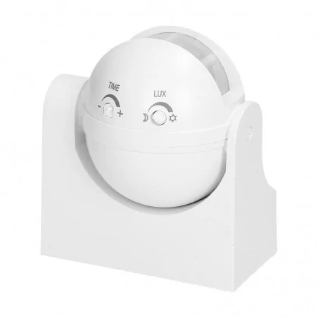 Elektroniczne-czujniki-ruchu - biały czujnik ruchu 180st. pionowa regulacja ip44 1200w or-cr-201/w orno 