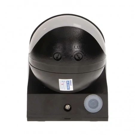Elektroniczne-czujniki-ruchu - czarny czujnik ruchu zewnętrzny ip44 180st. regulacja pionowa i pozioma 1200w or-cr-204/b orno 