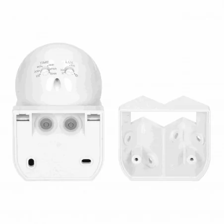 Elektroniczne-czujniki-ruchu - czujnik ruchu biały -  3 rodzaje montażu 220st. 1200w ip44 or-cr-262/w orno 