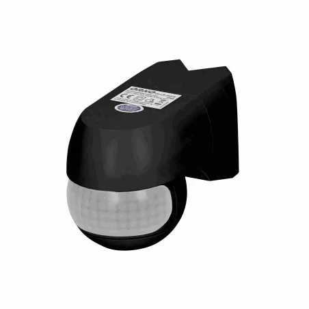 Elektroniczne-czujniki-ruchu - czarny czujniki ruchu o mocy 1200w 220st. ip44 3 rodzaje montażu or-cr-262/b orno 