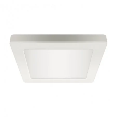 Oprawy-sufitowe - 04062 plafoniera led kwadrat biała 3 barwy światła 18w olga led d ideus 