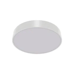 Plafony - plafoniera led biała okrągła o mocy 24w z neutralnym światłem 4000k 2480lm totem led c 04090 ideus 