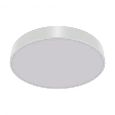 Plafony - okrągły plafon led w białej obudowie o mocy 48w 4000k 5130lm totem led c 04095 ideus 