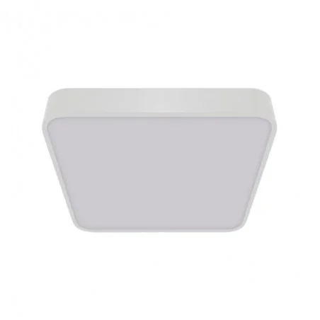 Plafony - lampa sufitowa kwadratowa plafon led 24w biały 4000k 2480lm totem led d 04097 ideus 