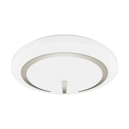 Plafony - plafoniera led w białej okrągłej obudowie 48w neutralna barwa światła ip44 3360lm falon led c 04100 ideus 