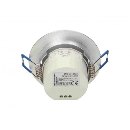 Elektroniczne-czujniki-ruchu - czujnik ruchu 360st. ip20, 1200w, aluminium, do sufitów podwieszanych or-cr-223 orno 
