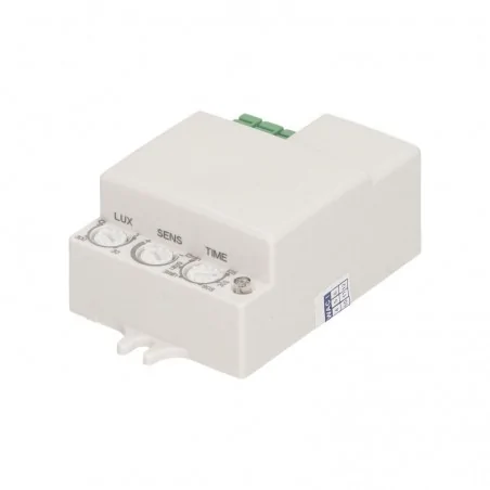 Elektroniczne-czujniki-ruchu - mały czujnik ruchu mikrofalowy mini, 360/180st. ip20 1200w or-cr-214 orno 