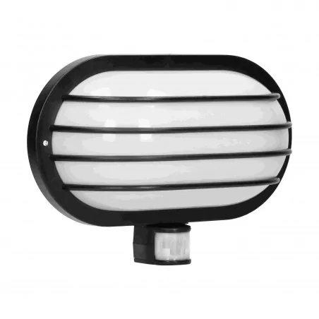 Kinkiety-ogrodowe - oprawa ogrodowa z czujnikiem ruchu 180° 1x60w e27 ip44 laso lf-2/b orno 