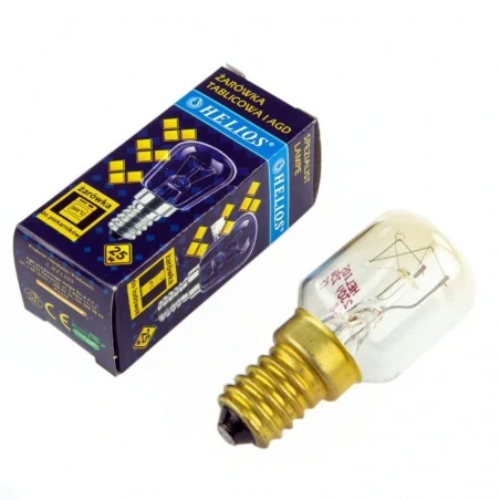 Zarowki-tradycyjne - żarówka do piekarnika 25w e14 160lm 230v helios 
