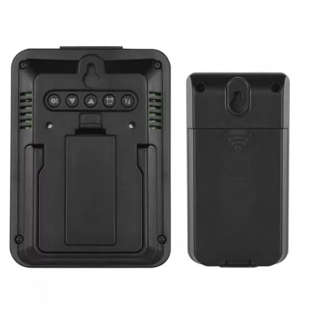 Termometry-i-stacje-pogodowe - termometr bezprzewodowy czarny do 50m temperatura wewnętrzna i zewnętrzna e8636 emos 