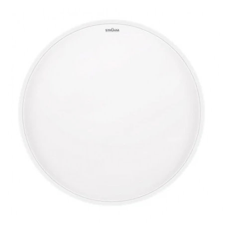 Plafony - plafoniera led okrągła biała z mikrofalowym czujnikiem ø260 12w 4000k sola smd led mvs struhm 