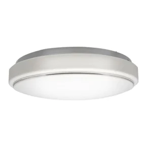 Plafony - plafoniera led okrągła biała z mikrofalowym czujnikiem ø260 12w 4000k sola smd led mvs struhm 