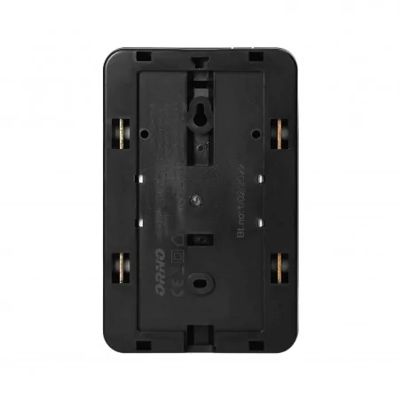 Dzwonki-do-drzwi-przewodowe - dwutonowy dzwonek czarny elektromechaniczny brevis maxi ac 230v or-dp-mr-150/b orno 