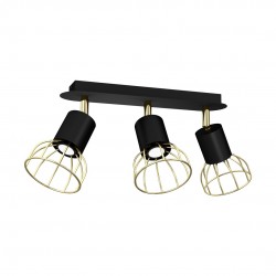 Lampy-sufitowe - potrójna lampa sufitowa - listwa 34cm 3xgu10 mini dante mlp7246 eko-light