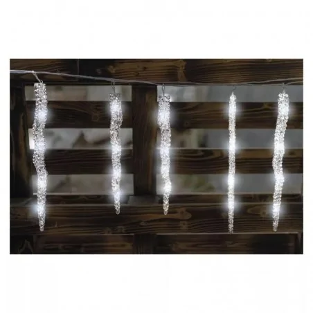Oswietlenie-choinkowe - girlanda świąteczna led wiszące sople 33 do 39cm 3,6m zimne światło dcpc07 emos 