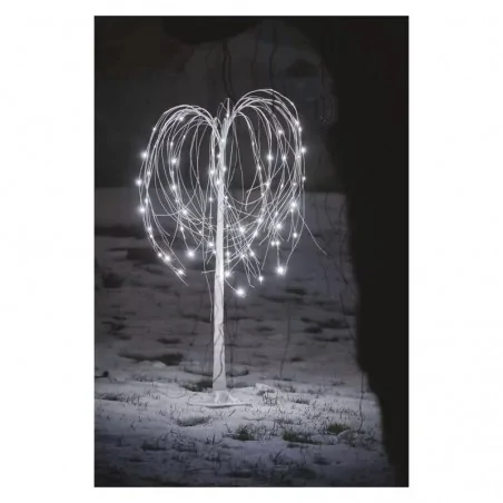 Dekoracje-swiateczne-led - świecące drzewko ogrodowe emitujące zimnym światłem ip44 dctc04 emos 