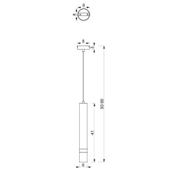 Lampy-sufitowe - lampa - tuba wisząca butelkowa zieleń + złoto 1xgu10 joker mlp7720 eko-light 