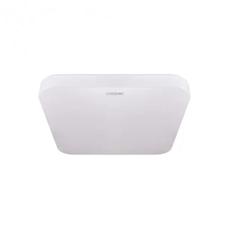 Plafony - plafoniera biała led d 12w 900lm ip44 4000k urania 03918 ideus 