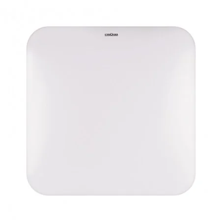 Plafony - plafon kwadratowy 28cm biały led d 18w 4000k 1350lm nw urania 03919 ideus 